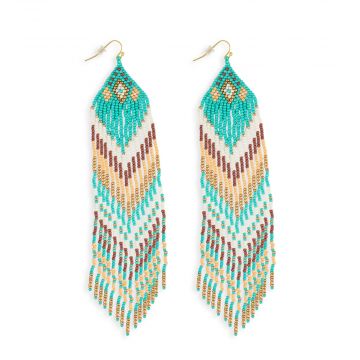 Myra Taperstry of Time Beaded Earrings