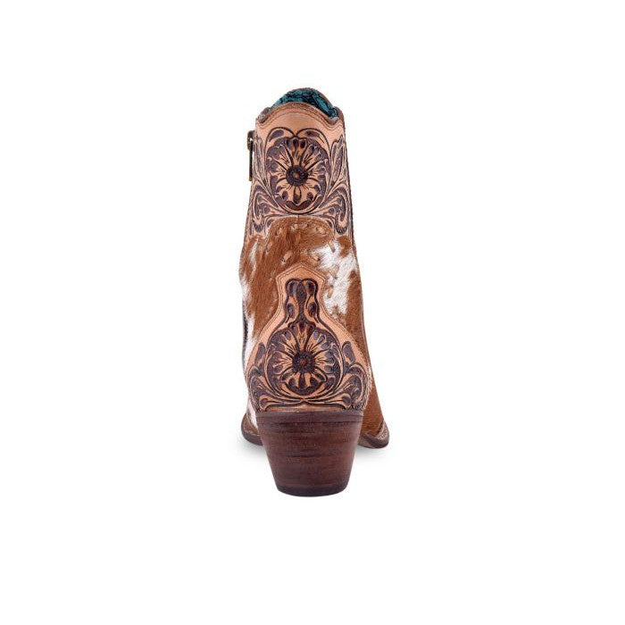Myra Women's Winchester Hair-On Hide & Hand-Tooled Boots