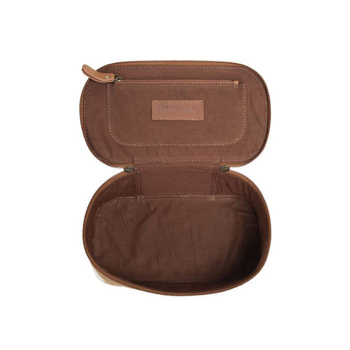 Myra Five Z Ranch Shaving Kit - Light Hair-On Hide