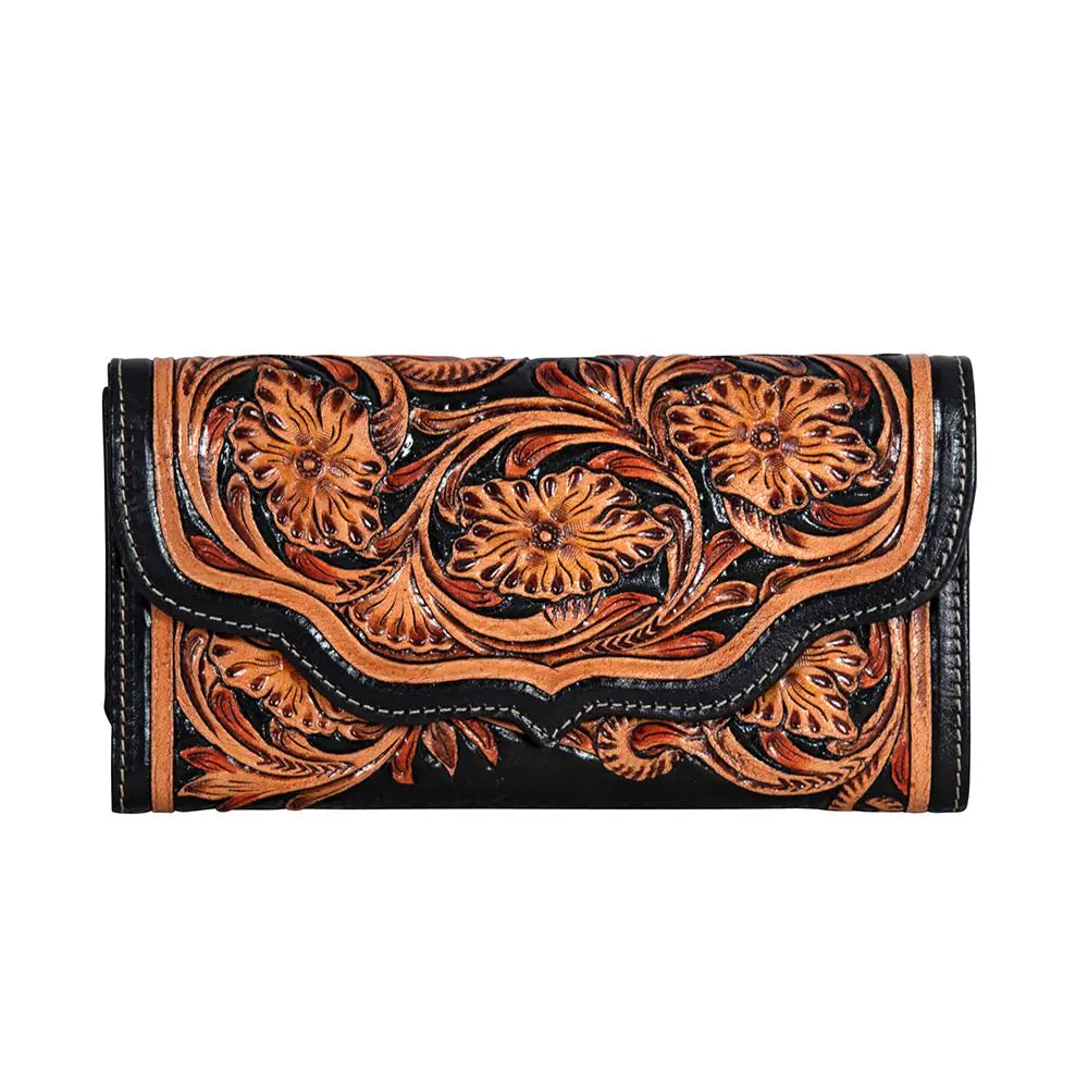 Myra Dorado Ranch Hand-Tooled Wallet