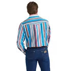 Wrangler Men's Vintage Long Sleeve Striped Shirt- Multi