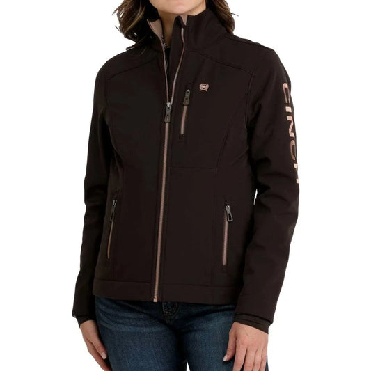 Cinch Women's Concealed Carry Bonded Jacket- Brown