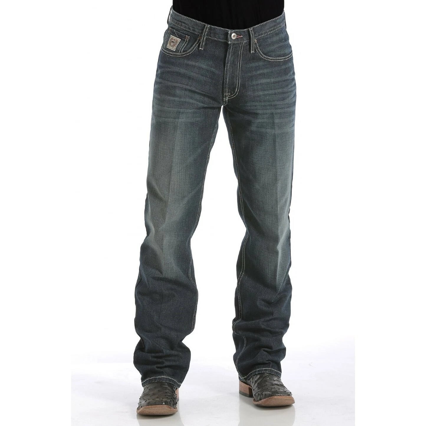 Cinch Men's White Label Dark Stone Relaxed Jeans-
