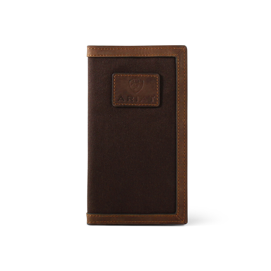 Ariat Men's Logo Rodeo Wallet - Brown