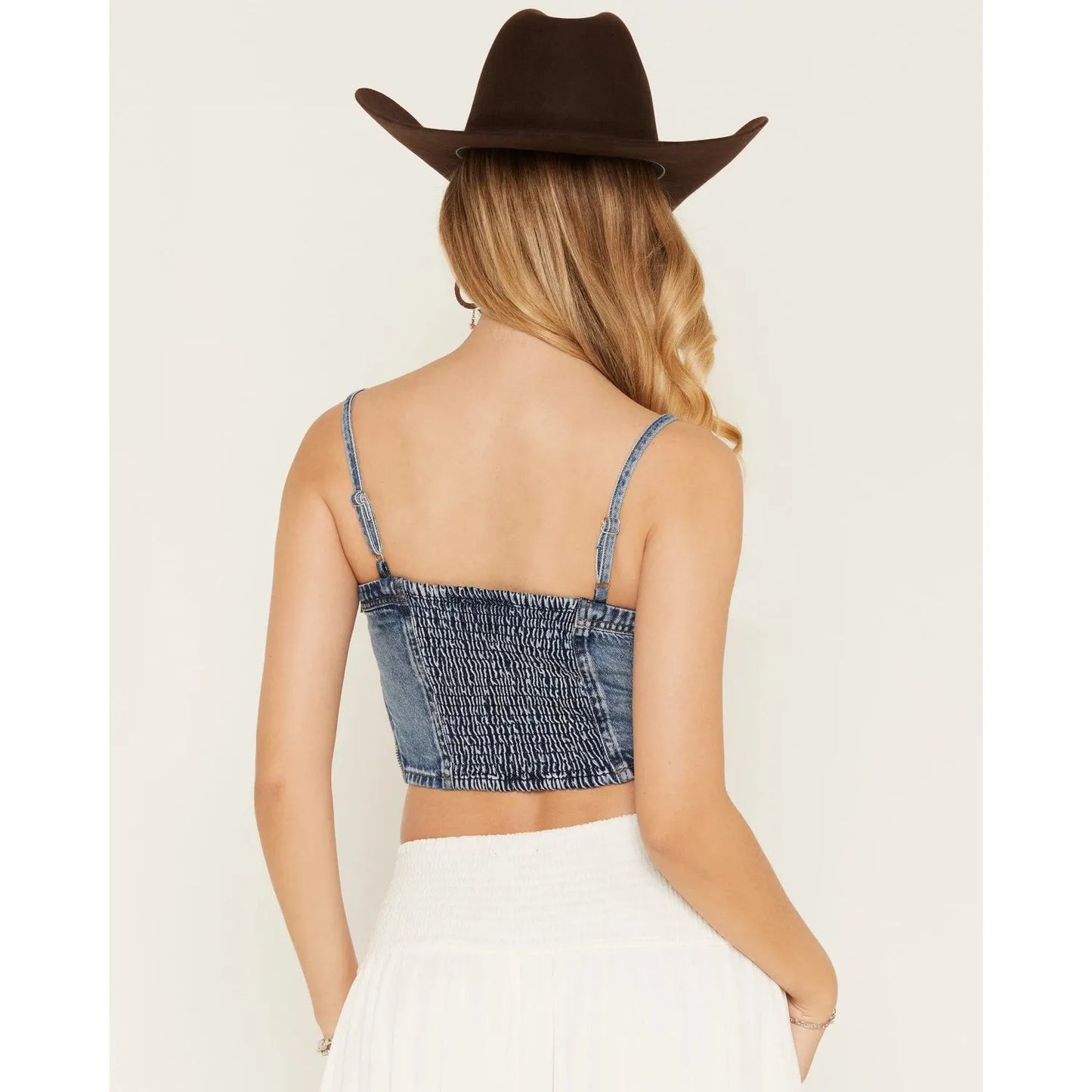 Levi Women's Denim Cami Tank- Twisted Stone