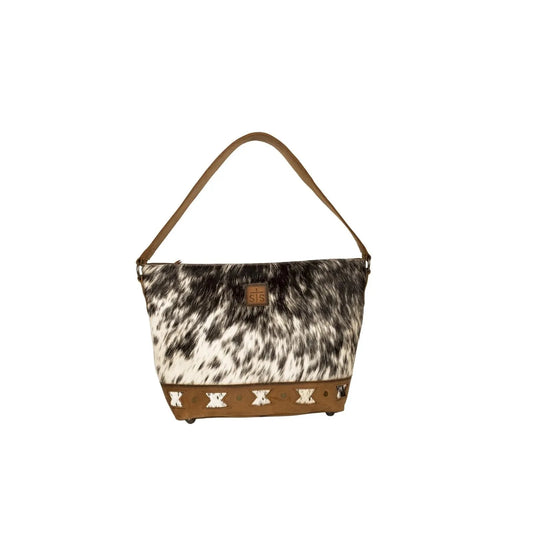 STS Roswell Tully Cowhide Handbag- Tan