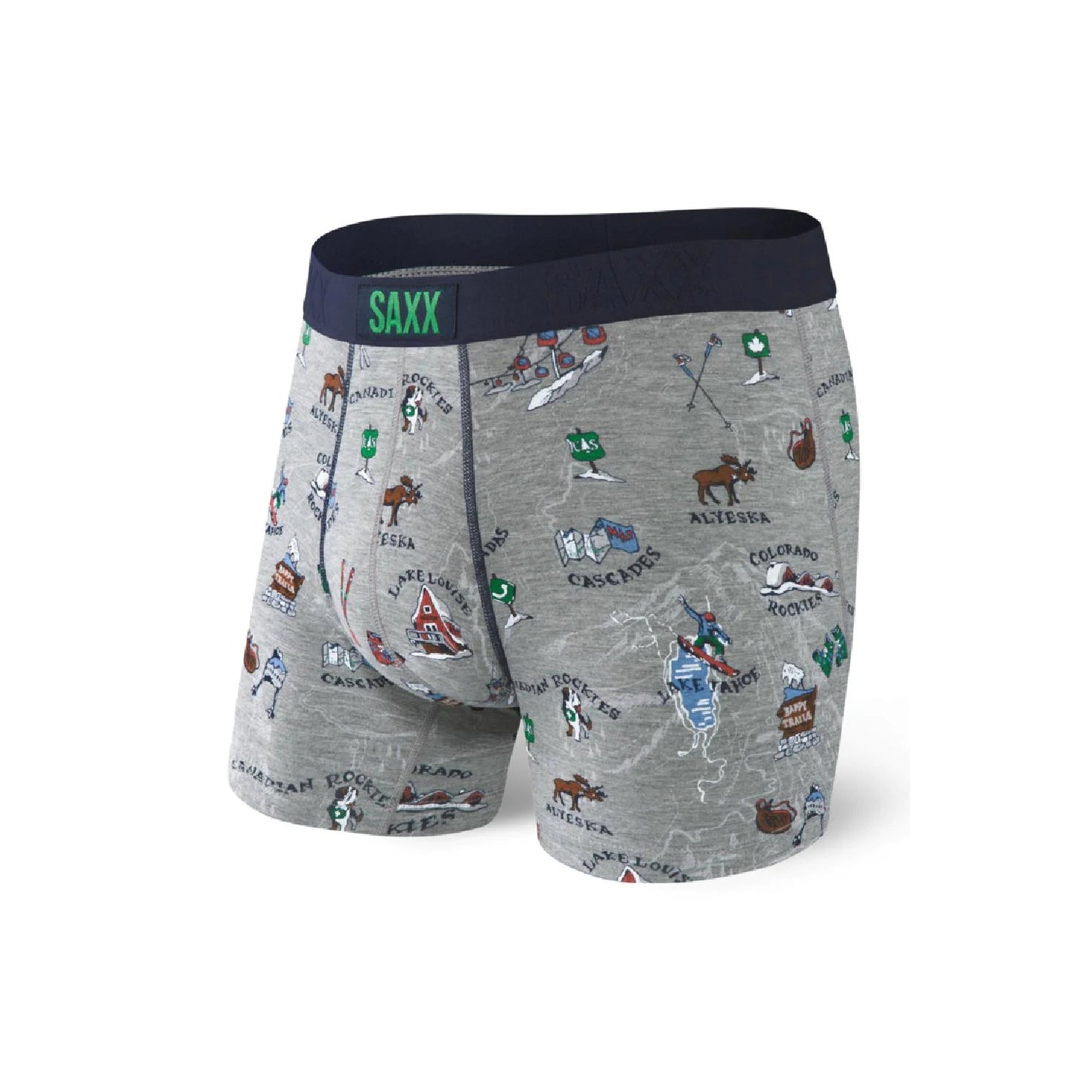 Saxx Men's Vibe Super Soft Boxer Briefs - Patterns