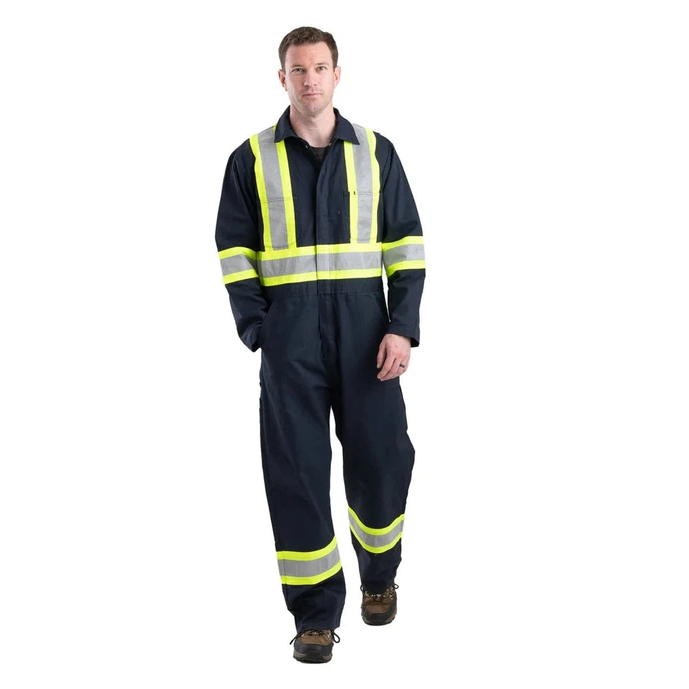 Berne Men's Safety Striped Unlined Coveralls