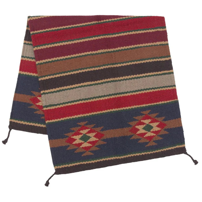 El Paso Saddle Blanket Heavy Wool Saddle Blanket Rug-#10