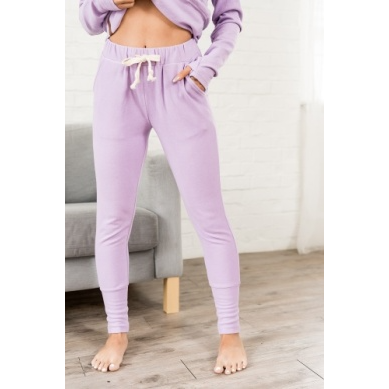 Ampersand Women's Performance Fleece Jogger - Wisteria