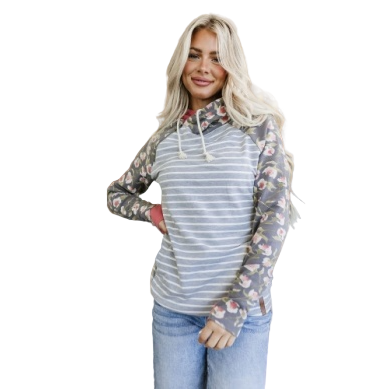 Ampersand Women's Doublehood Sweatshirt - Million Dreams