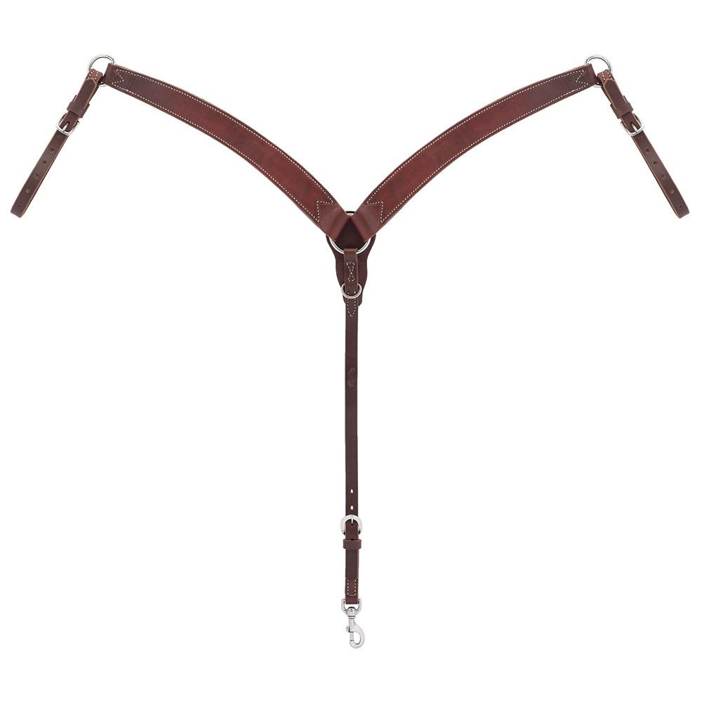 Weaver Working Tack Contoured Breast Collar- Golden Chestnut