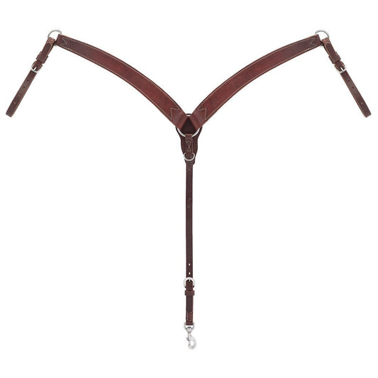 Weaver Working Tack Contoured Breast Collar- Golden Chestnut