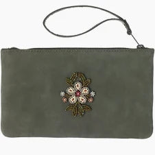 Manitobah Floret Beaded Wristlet Bag- Multiple Colours