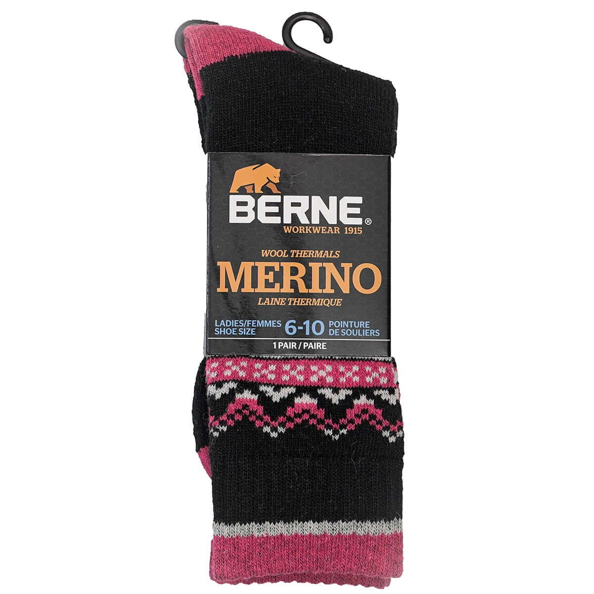 Berne Ladies Merino Wool Thermal Crew - Assorted