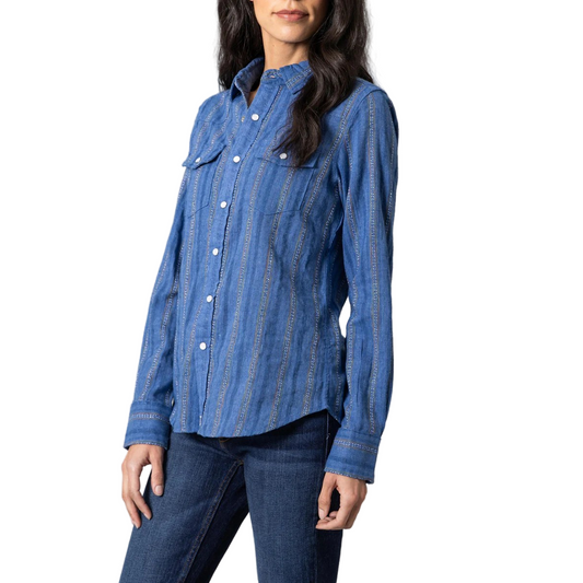 Kimes Women's Ingram Stripe Top - Indigo