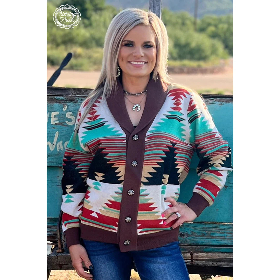 Sterling Kreek Women's Southern Roots Knit Sweater - Multi