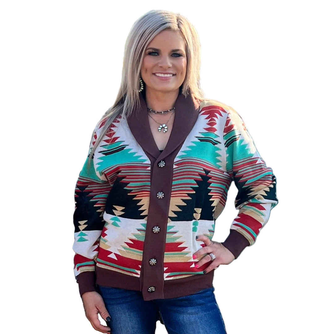 Sterling Kreek Women's Southern Roots Knit Sweater - Multi
