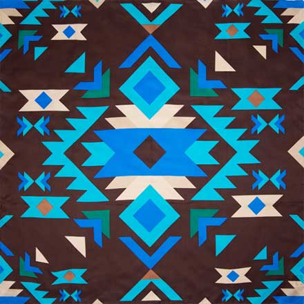 Wyoming Trader Silk Scarf - Southwest