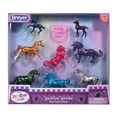 Breyer Kid's Sparkling Splendor Deluxe Unicorn Collection