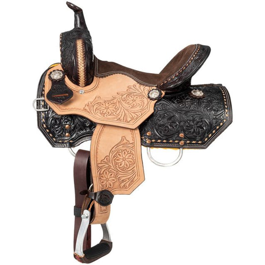 Silver Royal Youth Bisbee Barrel Saddle-10"