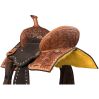 Silver Royal Youth 10" Short Go Barrel Saddle-Rawhide with Deep Suede Seat