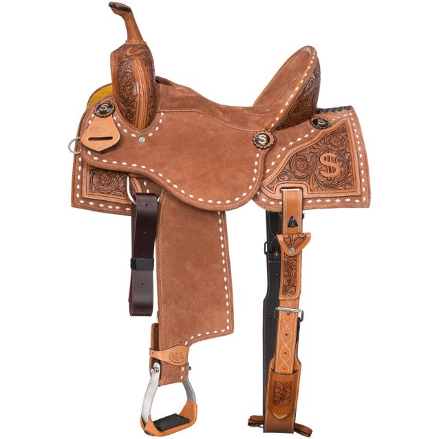 Silver Royal Cash Barrel Saddle