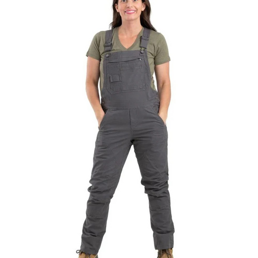Berne Women's Unlined Stretch Duck Bib Overalls