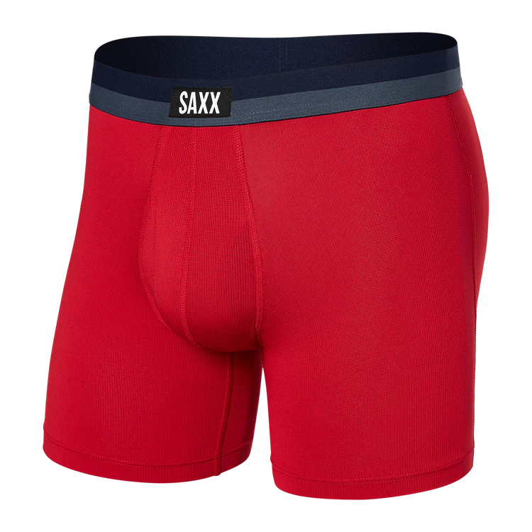 Saxx Mens Sport Mesh Boxer Briefs (Graphite Digi Quake Camo)
