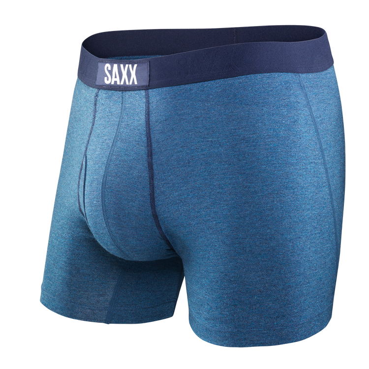 Saxx Ultra Boxer Brief w/ Fly, Go With The Floe Navy