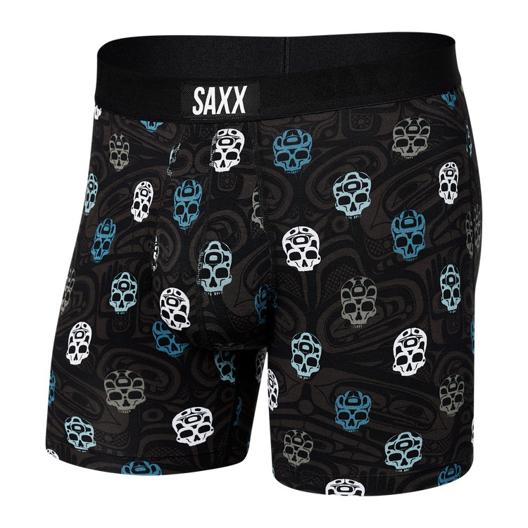 SAXX Ultra Stretch Boxer Briefs - Men's Boxers in Pool Shark Pool Blue