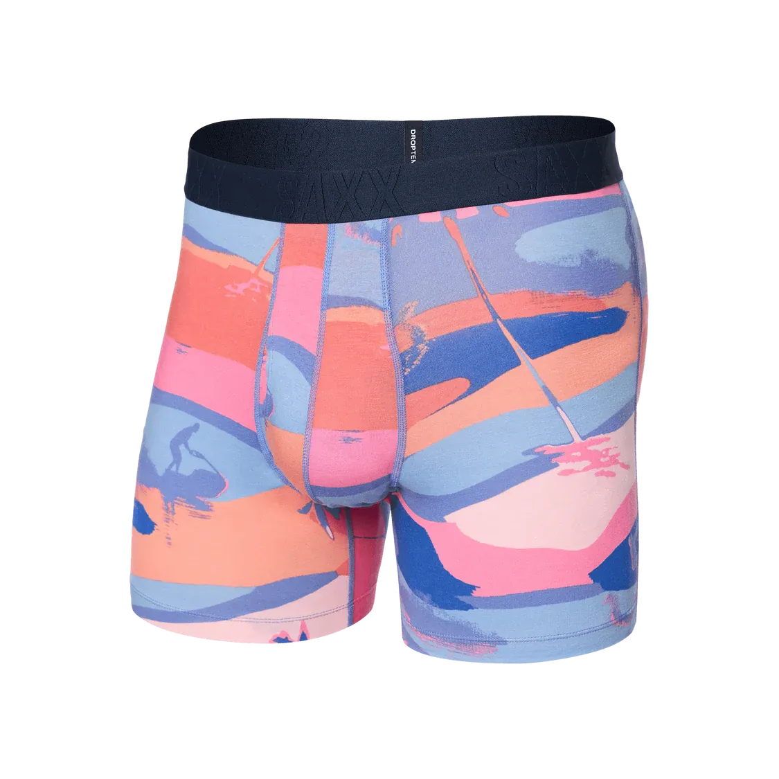 Saxx Men's Droptemp Cooling Cotton Boxer Brief Underwear