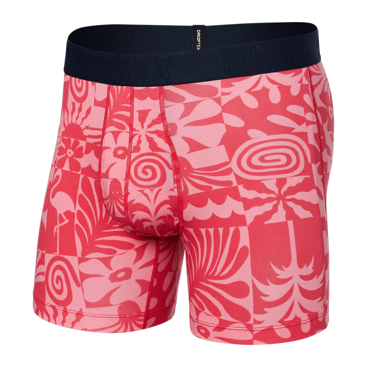 Saxx Men's Droptemp Cooling Cotton Boxer Brief Underwear