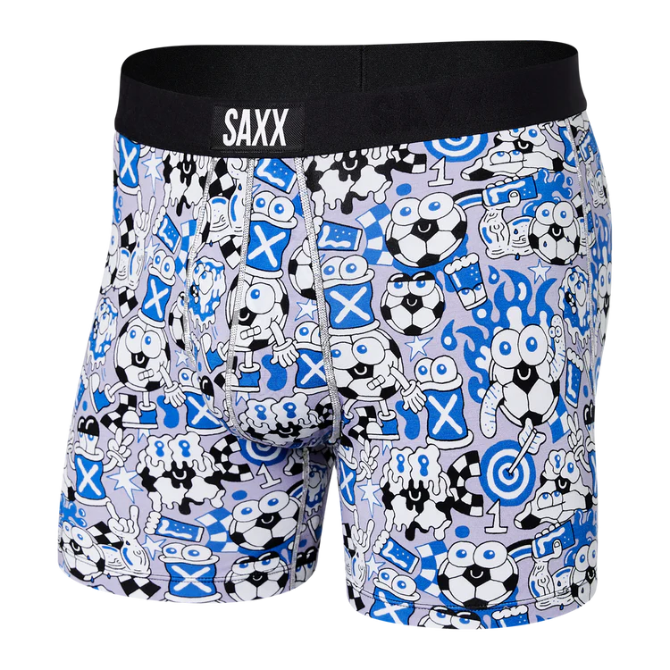 Saxx Men's Vibe Super Soft Boxer Briefs - Patterns
