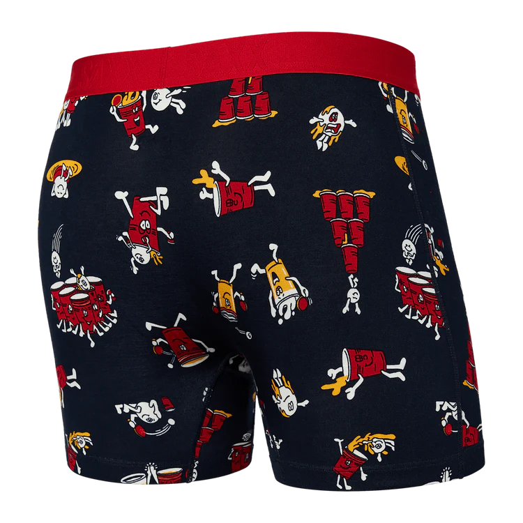 Saxx Men's Vibe Super Soft Boxer Briefs - Patterns