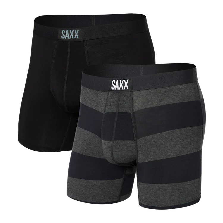 Saxx Men's Vibe Super Soft Boxer Briefs - 2-Pack