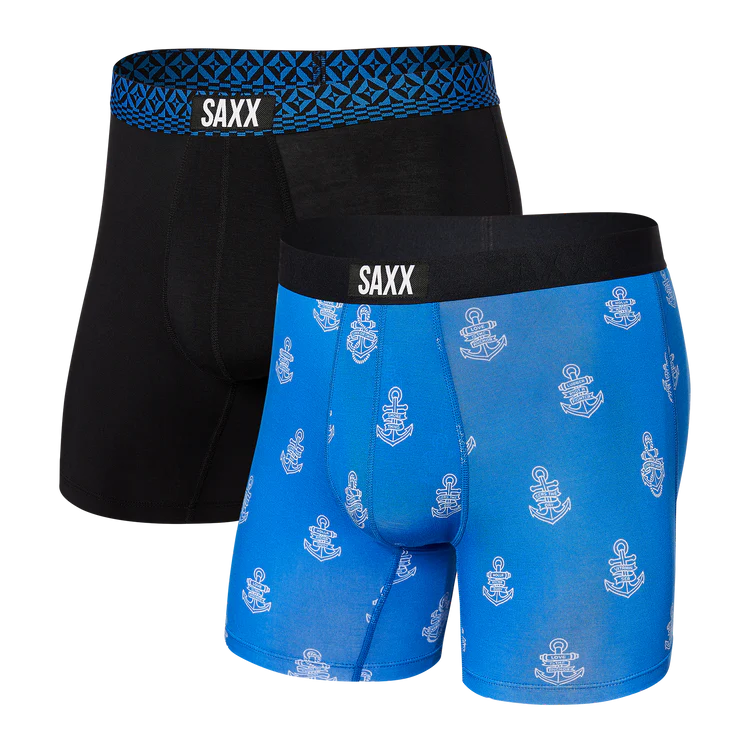 Saxx Men's Vibe Boxer Brief 2pk