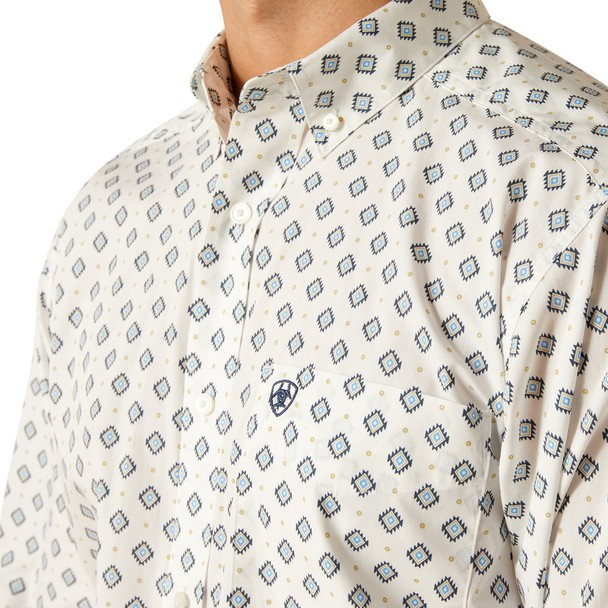 Ariat Men's Rocco Classic Fit Shirt- White