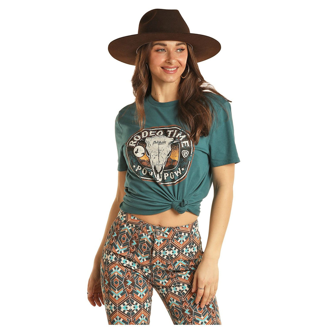 Rock &amp; Roll Unisex Dale Graphic Tee - Teal