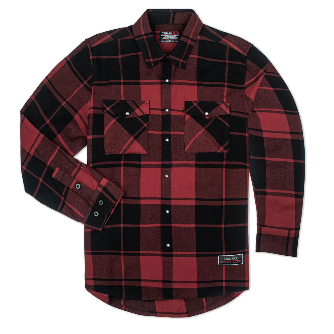 Troll Co Men's Ridge Flannel Shirt - Ridge