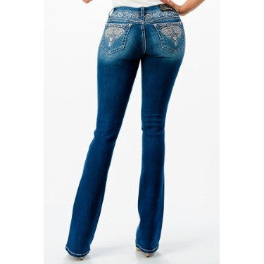 Grace in LA Women's Bootcut Jeans - Yoke