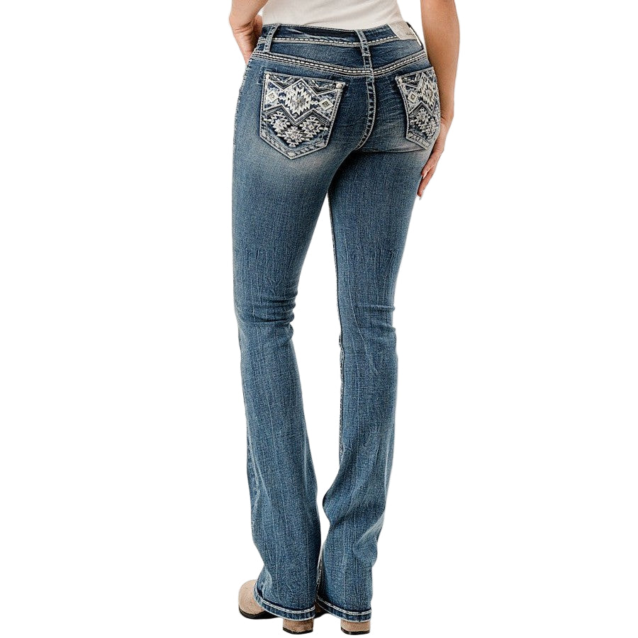 Grace in LA Women's Jeans - Aztec Modify