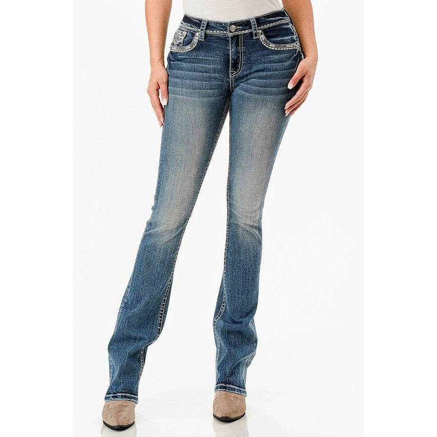 Grace in LA Women's Jeans - Aztec Modify