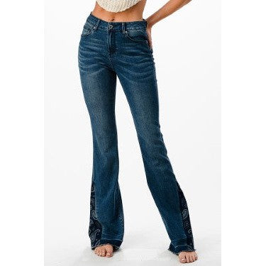 Grace in LA Jeans - Side Embroidered