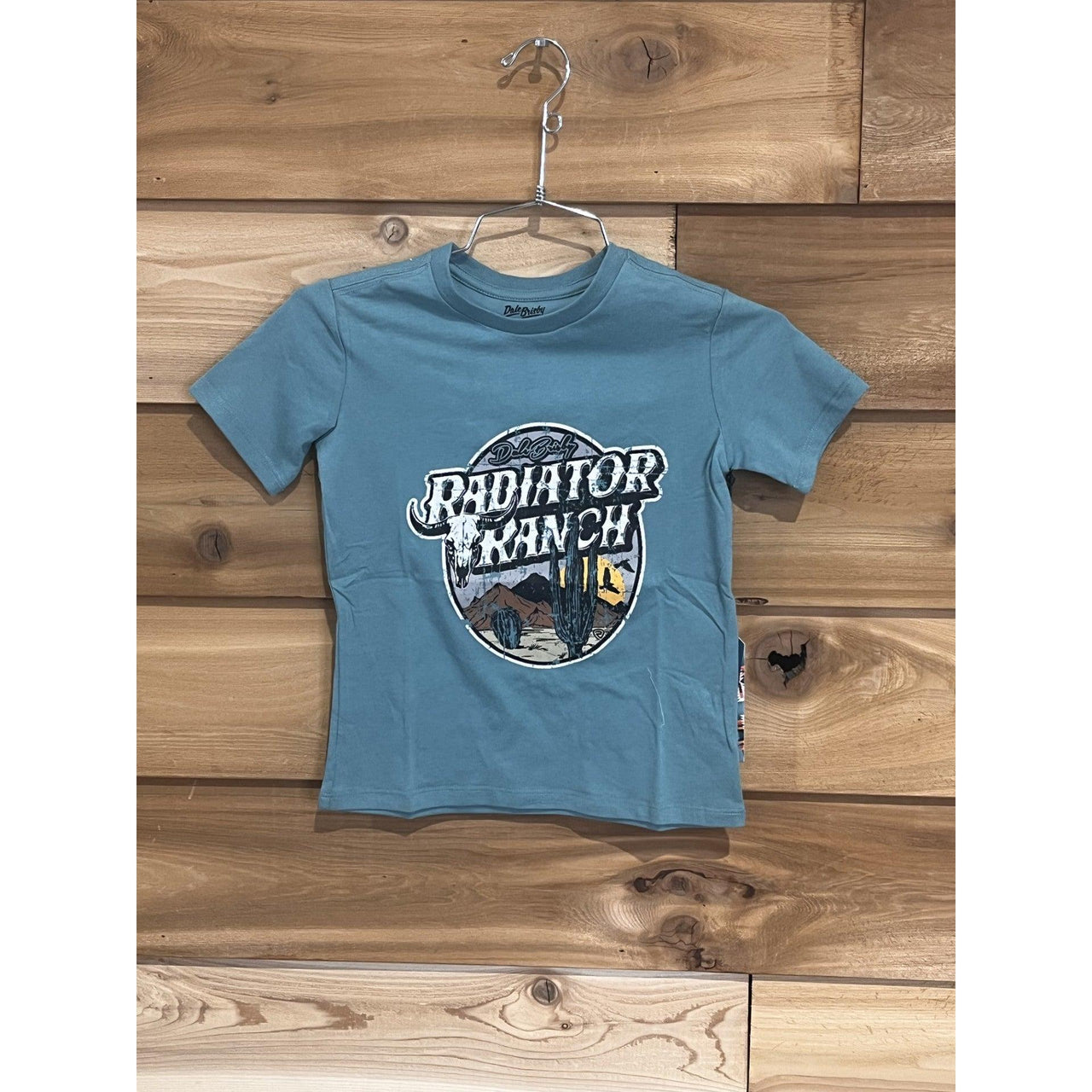 Rock & Roll Men's  Dale Scenic Graphic Short Sleeve Tee Shirt-Teal
