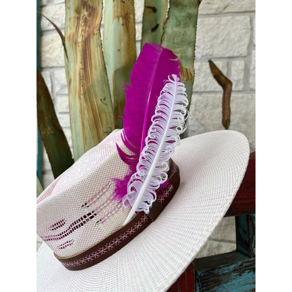 Resistol Charlie 1 Horse Always Be My Baby Women's Straw Cowgirl Hat - Natural