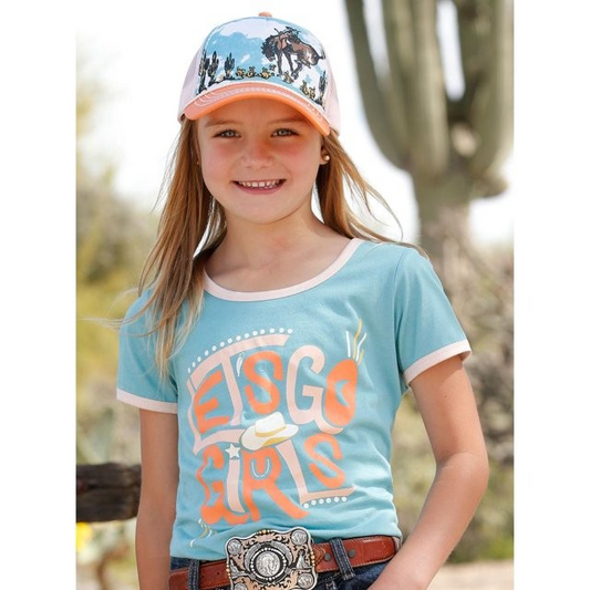 Cruel Girl Girls SS Tee Light Blue