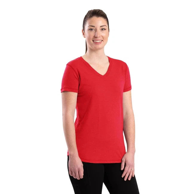 Berne Womens Performance V-Neck T-Shirt - Assorted Colours