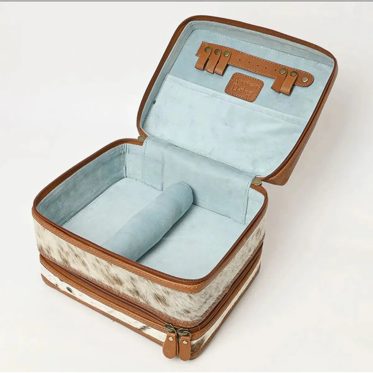American Darling Leather Hide Jewelry Accessory Case