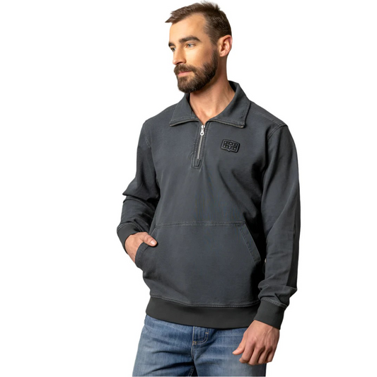 Kimes Men's Wicklow Long Sleeve 1/4 zip Sweater - Assorted Colours